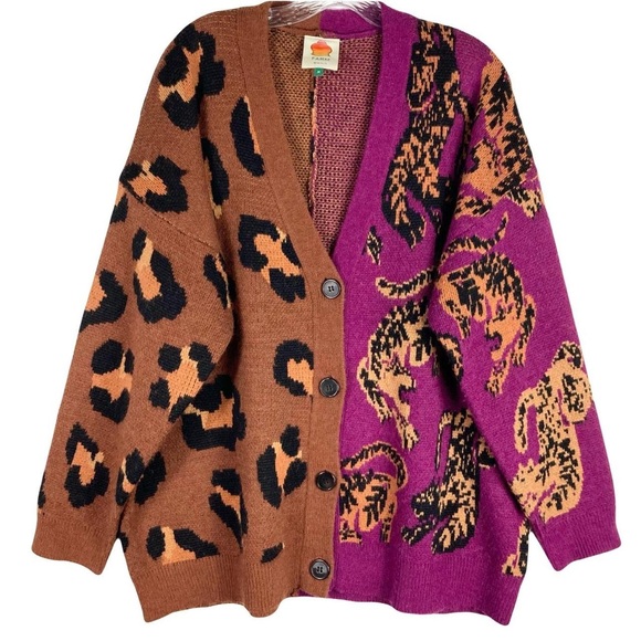 Farm Rio Women's multi Cardigan - Picture 2 of 6